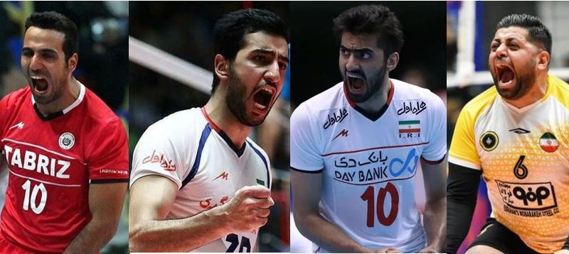 ستاره‌های اصفهانی والیبال ایران
