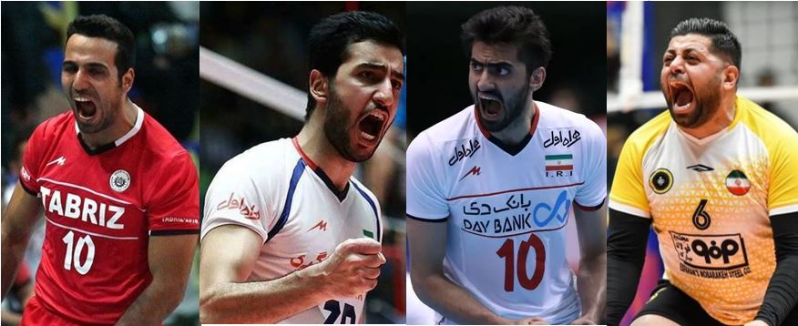 ستاره‌های اصفهانی والیبال ایران